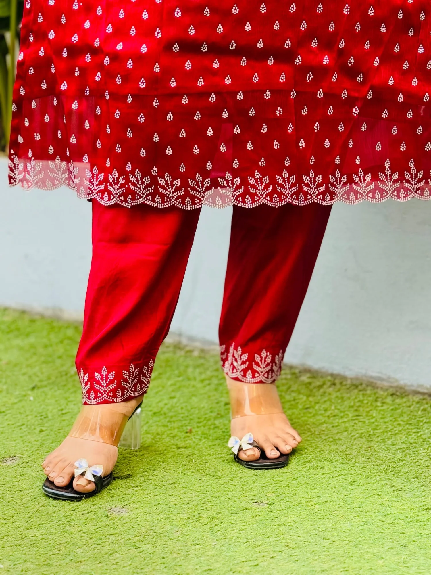 ইমপোর্টেড জিমিচু ফেব্রিক এর থ্রি পিস সেট