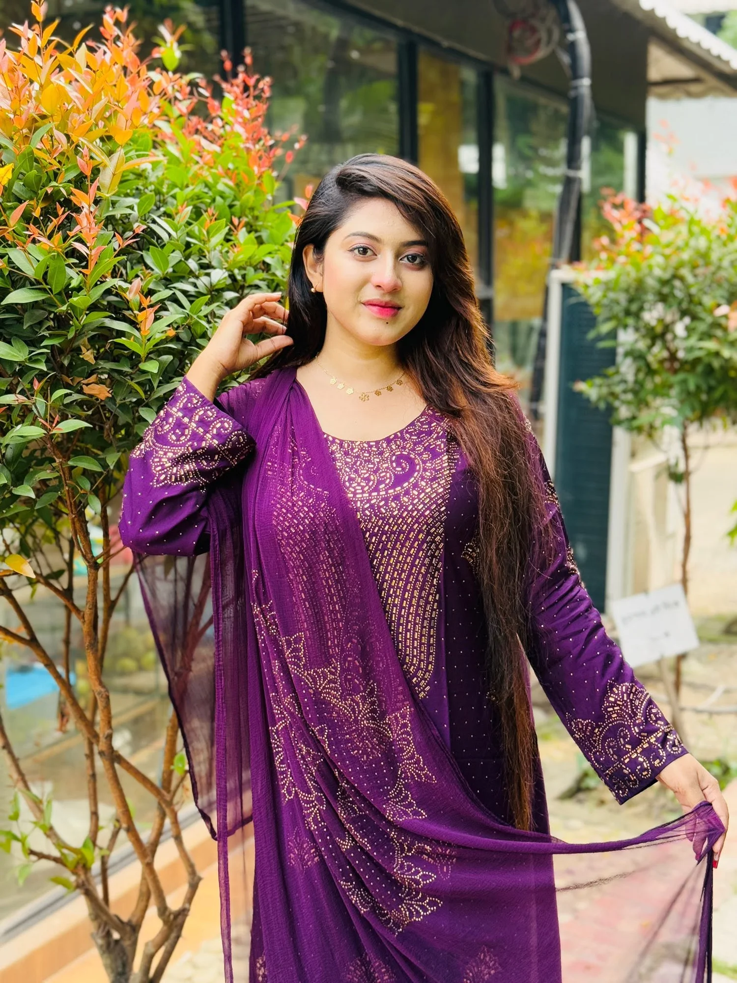 গরজিয়াস স্টোনের ৩ পিস (সেলাই ছাড়া)