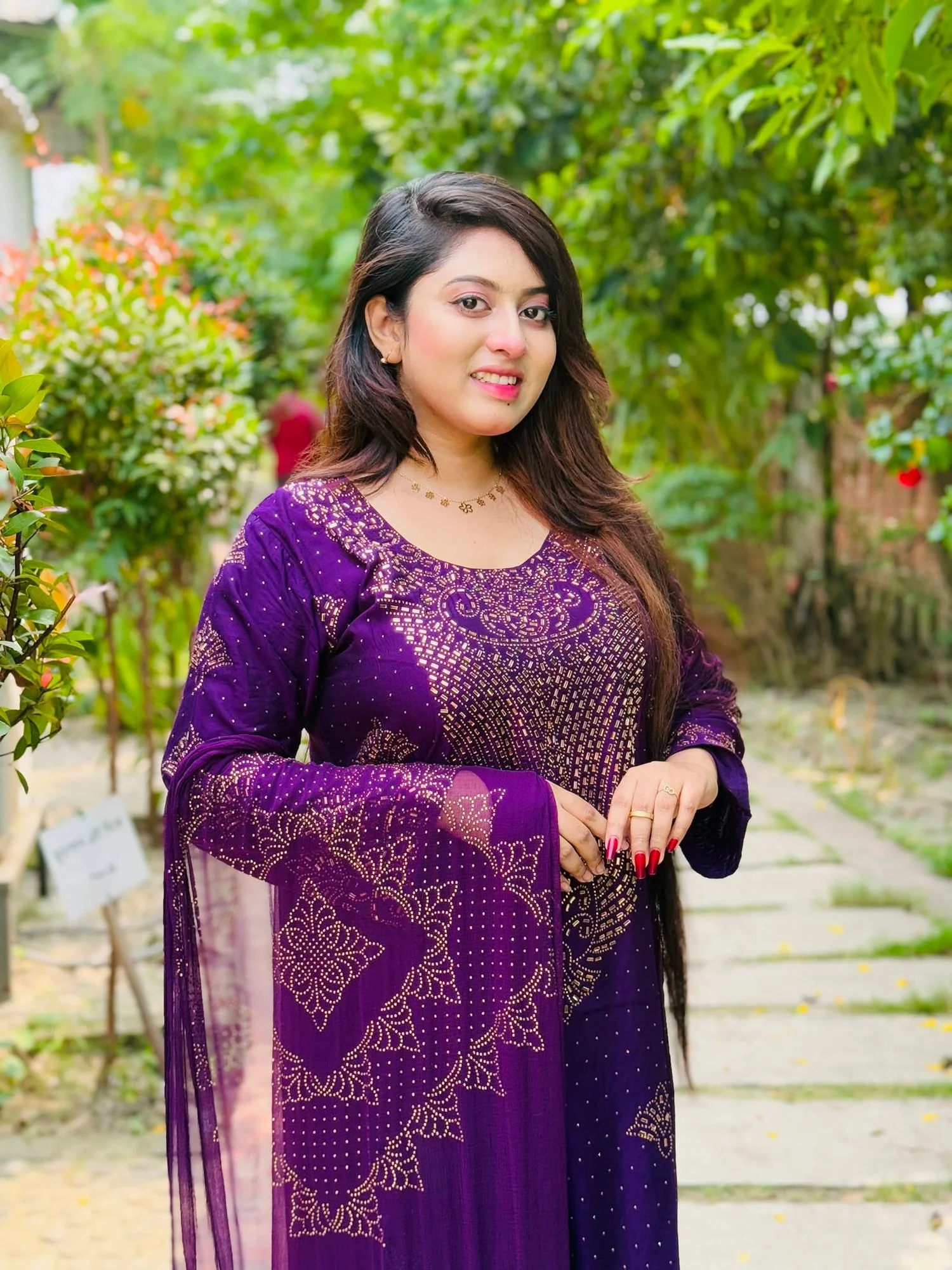 গরজিয়াস স্টোনের ৩ পিস (সেলাই ছাড়া)